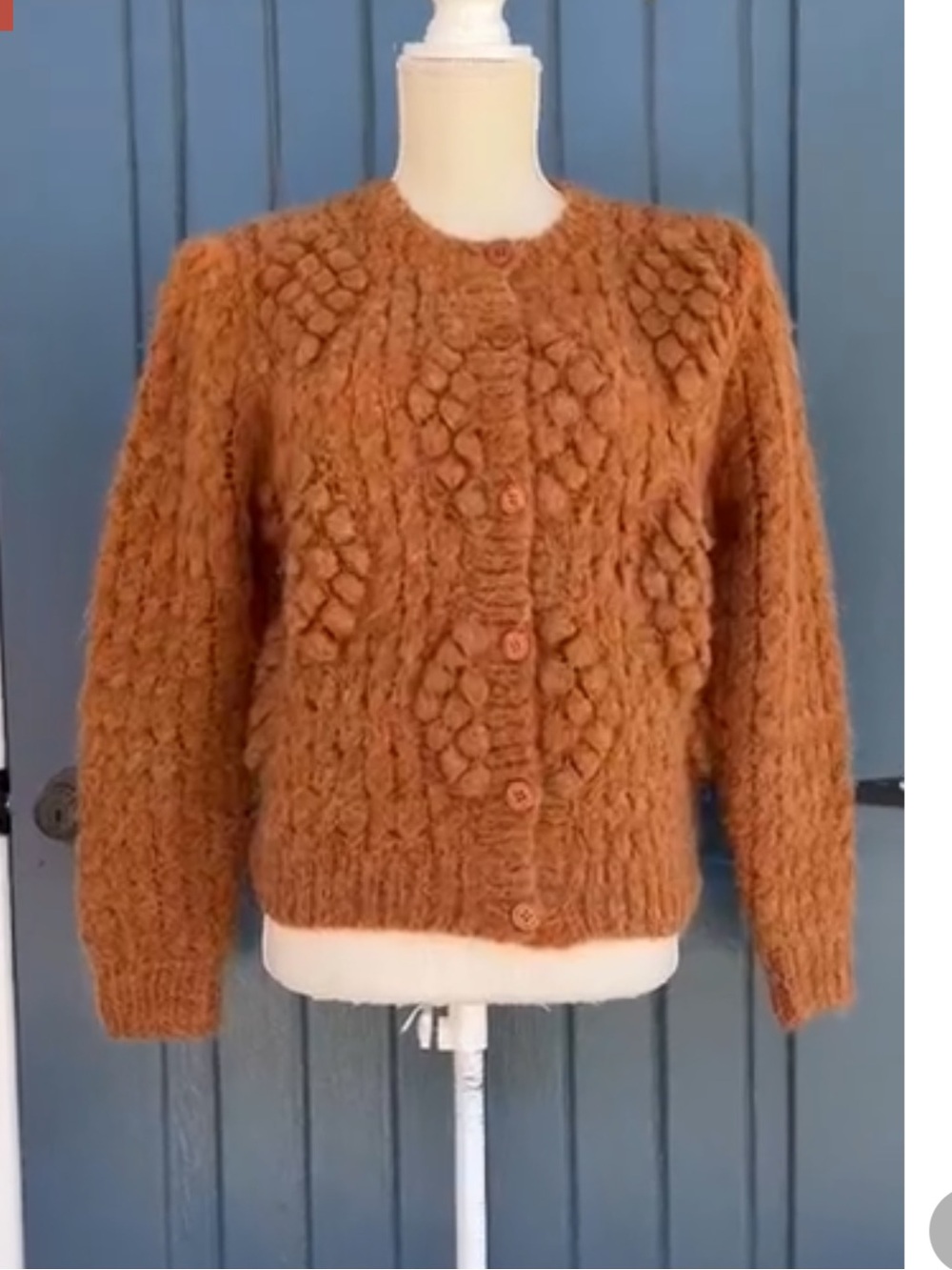 LEIESSENCE Cozy Brown Knit Sweater Women Size Medium